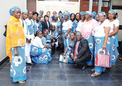 Group photograph with members of Home Economics Teachers Association of Nigeria, Abuja