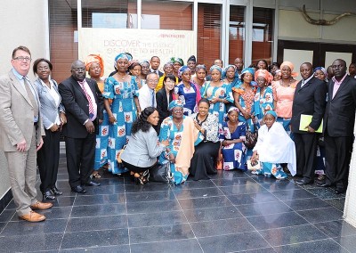 Group photograph with members of the National Council for Women Societies of Nigeria